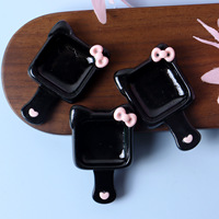 Moules en résine pour coques de téléphone, patchs, colliers, épingles à cheveux, pendentifs, colle à résine, plateau de cuisson Kawaii, breloques en résine à dos plat