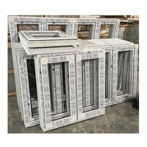 Ốc Xà Cừ Năng Lượng Tiết Kiệm PVC/<span class=keywords><strong>UPVC</strong></span> Cửa Sổ Khuôn Cửa Sổ Cửa Sổ Với Pháp Grills - Product Image 1