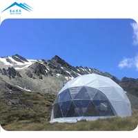 Tente en PVC pour plein air, 4 saisons, hôtel de luxe familial, salle de bains, petite maison géomantique, dôme équipement