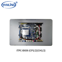 Panel PC Industrial con Precio Competitivo de Fábrica, B150 de 15 Pulgadas con Pantalla Táctil Capacitiva, Gráficos Intel UHD, Windows 10 para J1900/Core