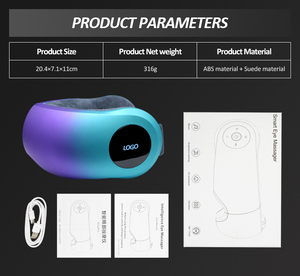 Alat pijat mata dapat dilipat, alat pemijat mata dengan tekanan udara kompresi panas - Product Image 6