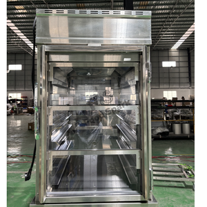 Porte anteriori e posteriori aperte più caldo scatola calda cibo più caldo armadio per alimenti commerciali elettrico caldo cibo più caldo carrelli - Product Image 3