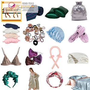 16/19/22/25/30/40MM morbido tessuto grigio lucido 100% seta di gelso raso - Product Image 2