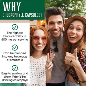 Wholesale OEM Chlorophyll Capsule Green Superfood Sodium Copper Chlorophyllin Sodium Copper Chlorophyll Capsules With Alfalfa - Product Image 4
