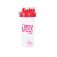 PICUS 600ML Bouteille de sport en plastique réutilisable écologique pour la gym et le camping, shaker à protéines