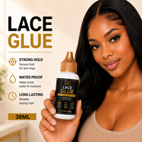 Colle pour perruque en dentelle imperméable 38 ml, forte tenue, résistante à la transpiration, longue durée, pour l'installation de perruques Lace Front