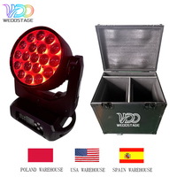 Luz Móvil de Cabeza con Haz de 300W, LED RGBW con Zoom, DMX512, para DJ, Escenarios, Discotecas, Fiestas, Conciertos, Teatro, IP33, 5000K, Ra80, 50000h