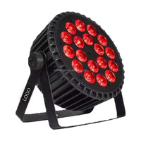 Lumières PAR LED 18*18w, lumières PAR fines, 18/24/54, DJ, club, fête, discothèque, lumières de scène pour l'église