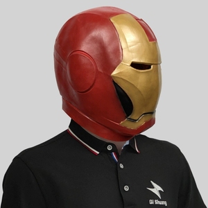Máscara de <span class=keywords><strong>Iron</strong></span> <span class=keywords><strong>Man</strong></span> con Luz LED, Disfraz de Cosplay para Halloween, Día de los Inocentes y Cumpleaños, Superventas - Product Image 2