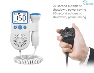 Doppler Fetale Pratico, Monitor per Battito Cardiaco Fetale, Supporto Ostetrico per la Cura in Gravidanza negli Ospedali FD-13 - Product Image 6