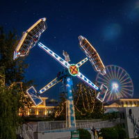 Manèges de parc d'attractions à prix d'usine, manèges à sensations fortes personnalisés, Meteor Hammer, Kamikaze à vendre
