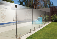 Aleader 304 Acier inoxydable Garde-corps de terrasse Embout en verre pour balustrade Escalier