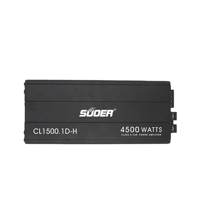 For Suoer CL1500.1D-H Car Amplifier 4500 Watts Max Class D Monoblock with Crossovers 1500W/2000W/3000W/4000W/5000W Power Output