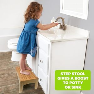 <span class=keywords><strong>Marchepied</strong></span> en bambou pour enfants pour la toilette et l'évier - <span class=keywords><strong>Marchepied</strong></span> pour enfants, apprentissage de la propreté - Product Image 6