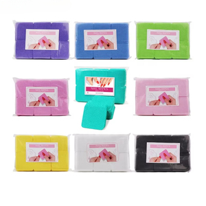 แผ่นเช็ดทำความสะอาดเล็บแบบใช้แล้วทิ้ง สีสันสดใส ไม่เป็นขุย - Product Image 2