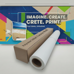 Rouleau de toile en coton imprimable jet d'encre GOOSAM, prix usine, pour peinture murale sur toile - Product Image 1