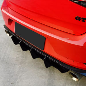 KSEEK-difusor trasero negro brillante para coche, <span class=keywords><strong>TCR</strong></span> para VW golf <span class=keywords><strong>GTI</strong></span> 7,5 (2019-2020) - Product Image 3