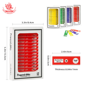 Portaobjetos de plástico para muestras biológicas, accesorios populares para microscopios científicos, práctica de uso con muestras celulares en microscopio - Product Image 3
