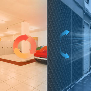 ม่านประตูโรงรถแบบแม่เหล็กทำจากผ้าฝ้ายแบบไม่เจาะปิดเองได้ - Product Image 4