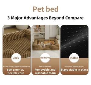 Nouveau <span class=keywords><strong>Tapis</strong></span> Nid Douillet pour Animaux <span class=keywords><strong>de</strong></span> Compagnie (Chien, Chat) – Grande Taille, Antidérapant, Coloré, pour Usage Intérieur – Idéal pour l'Hiver - Product Image 5