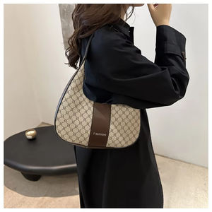 กระเป๋าถือสะพายข้างหนัง PU แบรนด์หรูสำหรับผู้หญิง ปี 2024 พร้อมกระดุมปิด กระเป๋าสะพายไหล่คลาสสิก - Product Image 2