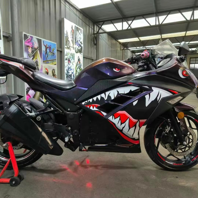 72V Electric Motorcycle Ninja Warrior Stand-up Competition Second-hand Electric Motorcycle 3000W Street Racing