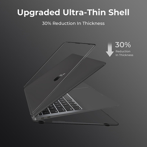 <span class=keywords><strong>Funda</strong></span> Rígida de Plástico Transparente para <span class=keywords><strong>MacBook</strong></span> <span class=keywords><strong>Air</strong></span> de 13 Pulgadas M1 2021-2018 A2337 A2179 A1932, Cubierta para <span class=keywords><strong>MacBook</strong></span> <span class=keywords><strong>Air</strong></span> de 13.3 Pulgadas - Product Image 3