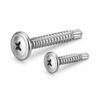 Vis de fixation en acier inoxydable A2 PH2 à tête cruciforme pour bardage métallique, fixation de tôles de mur-rideau – Vente en gros, export en vrac