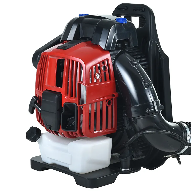 High Efficiency 75.6cc Backpack Blower Air-cooled Gasoline Snow Blowers 4 Stroke Leaf Blower