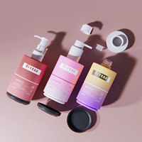 Bouteille en verre de 160 ml à pompe pour huile nettoyante, flacon rond droit pour usage hôtelier, bouteille de nettoyant visage, flacon d'essence, flacon de soin capillaire