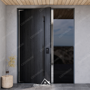 Porte esterne di sicurezza standard australiane una e mezza porta principale anteriore progetta una porta intelligente di sicurezza superiore per l'appartamento - Product Image 5