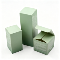 Boîte cosmétique en carton blanc avec logo personnalisé, boîte à savon, boîte surprise, carton pliable écologique recyclé