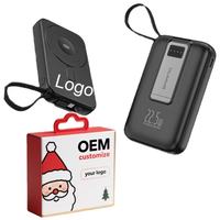 Batterie externe magnétique portable OEM tendance 10000 mAh 22,5 W PD à charge rapide pour téléphones