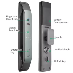 Tuya Wifi APP <b>Smart</b> Fingerprint Door Lock Home Automation Digital Password Keypad IC Card Anti-theft <b>Electronic</b> Lock - Product Image 3