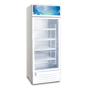 Enfriador de Bebidas con Puerta de Vidrio Individual, Refrigerador Vertical, Vitrina Exhibidora de Bebidas Ssh-318 - Product Image 1