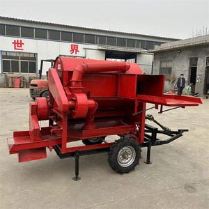 Trilladora de Soja Grande de 125 mm con Transmisión por Engranajes, Cosechadora de Granos Roja de Alta Productividad - Product Image 1