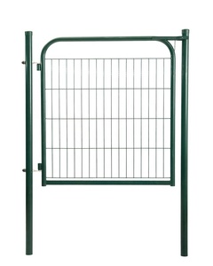 Hot Bán Kim Loại Sân Hàng Rào Mới Lạ Cửa Cổng Nướng Thiết Kế Thợ Thủ Công Phong Cách Thép Mạ Kẽm An Ninh Vườn 3D Mô Hình Có Sẵn - Product Image 2