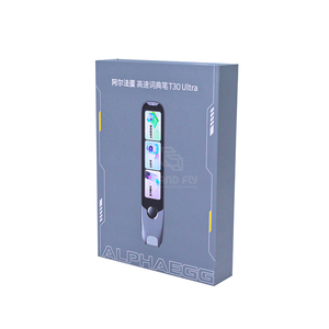 Tùy Chỉnh Lật Nắp Từ Khóa Cứng Nhắc Hộp Quà Tặng, Cuốn Sách Phong Cách Với Chèn Cho Dịch Bút Sóng Giấy Bao Bì Hộp - Product Image 4