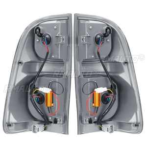 2 Luces Traseras LED Ahumadas para Toyota Hilux Vigo KUN26 SR SR5 Workmate 2004 2005 2006 - 2015, Luces de Freno y Reversa para Camioneta - Product Image 4