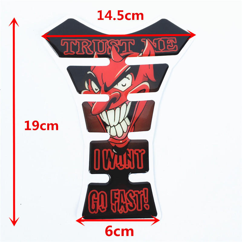 3D car motorcycle fuel tank pad sticker decals motorcycle fish bone