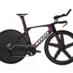 Bicicleta de Carretera con Cuadro de Carbono Integrado Optimizado 105 DI2, Ruedas de Carbono Cerradas 700C y Frenos de Disco - Product Image 5
