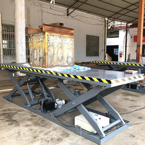 Elevador de coche de tijera hidráulica portátil KCCL LIFT elevador de coche de posición media con sistema hidráulico equipo de elevación de coche móvil - Product Image 1