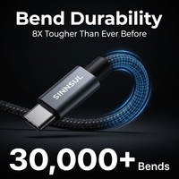 Câble USB C vers C en nylon tressé 240W avec logo personnalisé, vente en gros, charge rapide PD, puce E-Marker intégrée pour iPhone, tablettes, PC