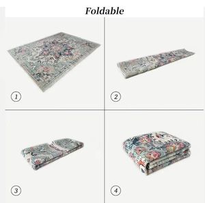 Hiện Đại Cổ Điển Nhà Tập Thể Dục Pet Khu Vực Lớn Polyester Hoa Thiết Kế Máy-Thực Hiện Cho Cắm Trại Du Lịch Golf Hành Lang 1 Mảnh - Product Image 6