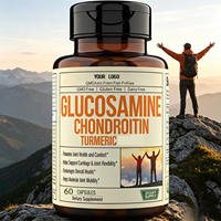 Capsules de Glucosamine, Chondroïtine, Curcuma et Calcium en Marque Blanche OEM – Soutien Articulaire et Osseux – 60 Comprimés