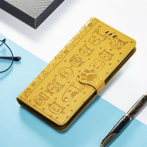 Funda inteligente con relieve para perro y gato, funda tipo billetera para Xiaomi 13T/14 <span class=keywords><strong>Pro</strong></span>, funda con tapa de libro para Redmi K60 Ultra - Product Image 1