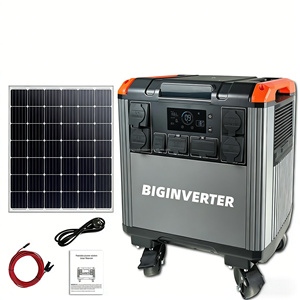 BIGINVERTER 4000W Centrale Électrique Portable Haute Capacité LiFePO4 pour Vie Hors Réseau et Opérations de Secours en Cas de Panne de Courant - Product Image 1