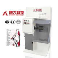 Machine à poncer et à lisser les semelles de chaussures de sport SHENGDA à haute efficacité, pour le travail des bords des chaussures en cuir, destinée aux fabricants de chaussures