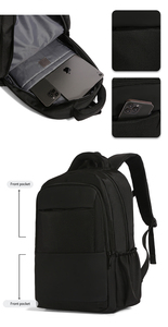Mochila de Viaje Diaria Versátil 3 en 1 Convertible en Carro con Correa, Panel Trasero Transpirable, Ligera y Espaciosa - Product Image 3