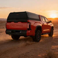 Hard-top en aluminium étanche et verrouillable sans perçage pour Isuzu Ranger Pickup, couvre-benne haute, auvent et couvre-benne de camion